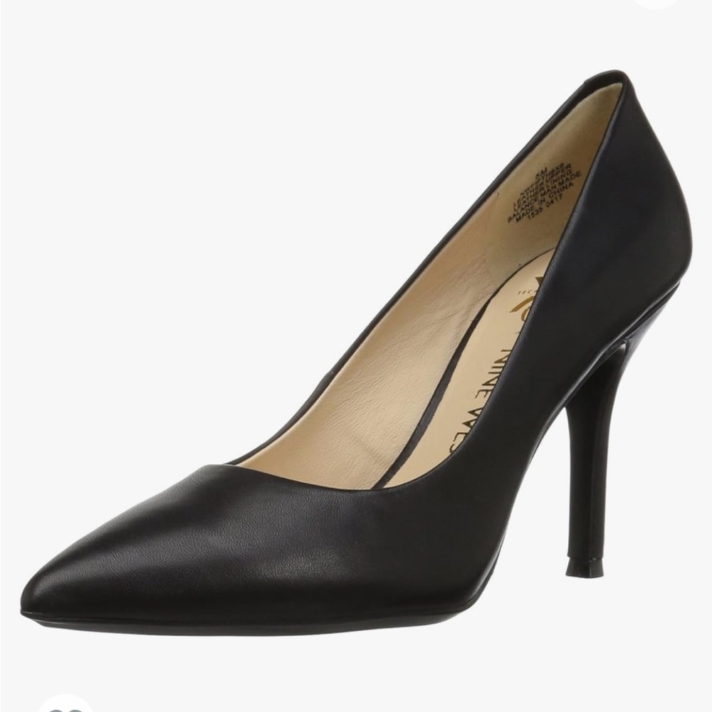 Black Pointed Toe Nine West Pumps